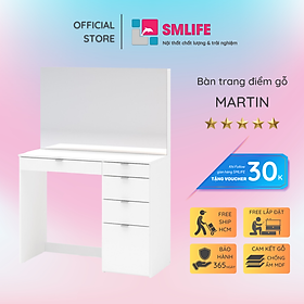 Mua Bàn phấn cá nhân bàn trang điểm bằng gỗ SMLIFE Martin