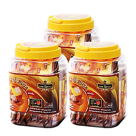 Cà phê King Coffee sữa 3in1 30 gói combo 3 hộp