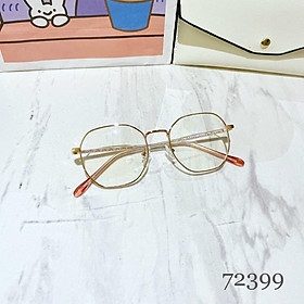 Gọng kính cận gọng kim loại mắt tròn nhiều màu sắc lựa chọn 72399 phù hợp với mọi khuôn mặt