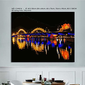 Mua Tranh Số Hóa Phong Cảnh Làng Quê Việt Nam BEE HAPPY Nhiều Mẫu Hàng Có Sẵn