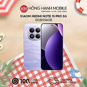 Điện Thoại Xiaomi Redmi Note 15 Pro 5G 12GB/256GB - Hàng Chính Hãng