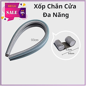 Thanh nẹp mút xốp 93cm chặn đáy khe cửa, ngăn côn trùng, chống kẹt chân tay em bé, gió điều hòa, cách âm