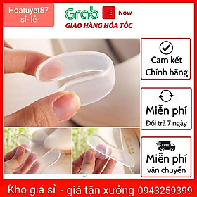 2 Miếng Lót Gót Giày Nữ Silicon Chống Nhấc Gót Giầy, Chống Đau Chân