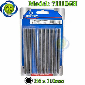 Mua Mũi lục giác 6mm dài 110mm Kingtony 711106H (10 cây/vỉ)