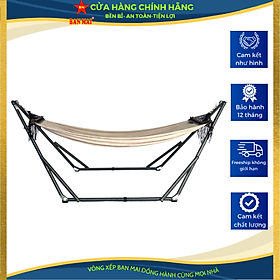 Mua Bộ võng xếp du lịch BAN MAI: khung sơn tĩnh điện và lưới mềm dày 99 gỗ 50cm