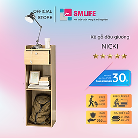 Mua Kệ đầu giường nhỏ gọn thiết kế đa năng SMLIFE Nicki