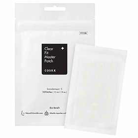 Miếng Dán Xẹp Mụn Cosrx Clear Fit Master Patch (Gồm 18 miếng dán)