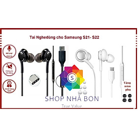 Mua Tai nghe nhét tai dành cho Samsung S21 Ultra - Jack Type C công nghệ AKG dùng cho máy Samsung Galaxy S21 Ultra  S21  S20  Note 10  Ipad Pro - Âm thanh chân thực  sống động - Tặng Que Chọc Sim Đa Năng