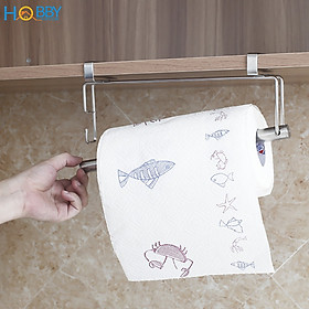 Mua Móc treo cuộn giấy dài lau bếp gắn thành tủ bếp HOBBY Home Decor MGC Inox 304 cao cấp tháo lắp dễ dàng
