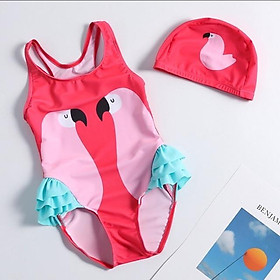  Bộ đồ bơi bikini bé gái hình thiên nga kèm nón