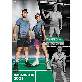[MUA 1 TẶNG 1] Áo COUPLE THỂ THAO CẦU LÔNG BADMINTON nam nữ, form đẹp, chất lượng, thấm hút mồ hôi