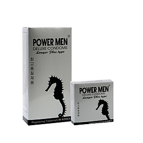 Bao cao su Powermen Longer Plus 12 chiếc và Longer Plus 3 Chiếc