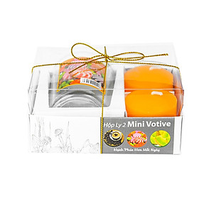 Hộp ly 2 nến thơm mini votive Miss Candle NQM2097