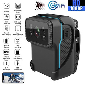 Camera hành động 1080p HD Camera thể thao di động WiFi DV Camcorder Loop Ghi lại Hỗ trợ thẻ TF Tầm nhìn đêm với clip trở lại