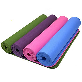 Thảm Tập YOGA Cao Cấp TPE Đúc 1 Lớp 6mm (Màu Ngẫu Nhiên)