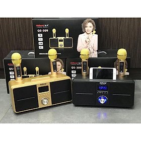 Mua HỎA TỐC - LOA KARAOKE SD-309 TẶNG KÈM 2 MICRO KHÔNG DÂY