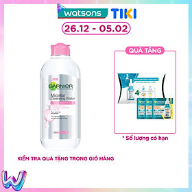 Nước Làm Sạch & Tẩy Trang Garnier Micellar Cleansing Water Cho Da Nhạy Cảm 400ml