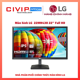 Hình ảnh Màn Hình Máy Tính LG 22MN430 22'' Full HD (1920x1080) 5ms 75Hz IPS FreeSync - Hàng Chính Hãng