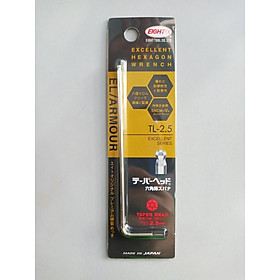 Lục giác đầu bi size 2.5mm TL-2.5P Eight Nhật Bản
