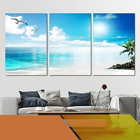 Tranh Treo Tường Hiện Đại Phòng Khách - Biển  T3M--88