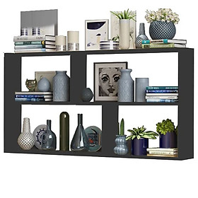 Mua Kệ Sách Treo Tường Chữ Nhật Kết Cấu Giấu Chân Juno Sofa CTKT07-120 KT 120x65x15cm