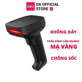 Máy Quét Mã Vạch Deli Chính Hãng - Kết Nối Bluetooth, Độ Phân Giải Cao - Phù Hợp Cho Bán Hàng E14953W / E14953 / E14952