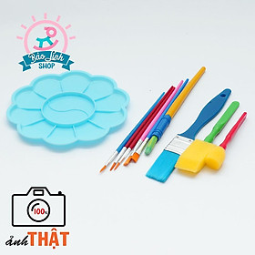 Mua COMBO Cọ vẽ và khay màu cho bé| Dụng vụ vẽ cho bé