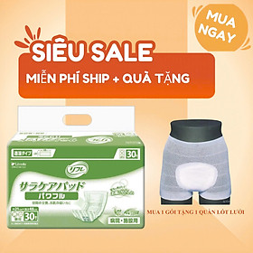 - Miếng lót ngày dùng cho tã - bỉm người lớn Livedo, Tặng quần lót lưới Abena