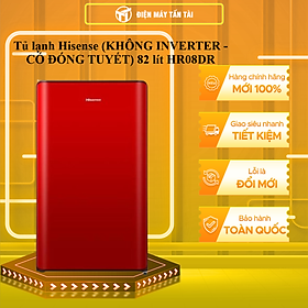 Tủ lạnh Mini Hisense 82 Lít HR08DR/HR08DW tiết kiệm điện, làm lạnh nhanh, bảo hành 24 tháng - HÀNG CHÍNH HÃNG