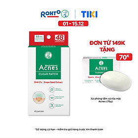 Miếng dán mụn Acnes Clear Patch (48 miếng)