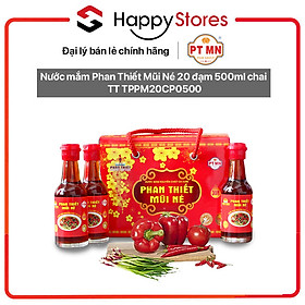  Nước mắm Phan Thiết Mũi Né 20 đạm 500ml chai TT TPPM20CP0500- Hàng chính hãng 