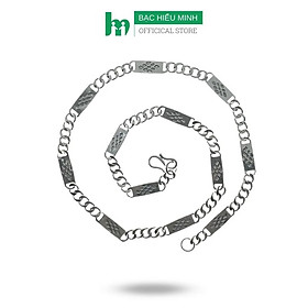 Dây Chuyền Nam Bạc Hiểu Minh DBN018S Bạc Ta 8 chỉ