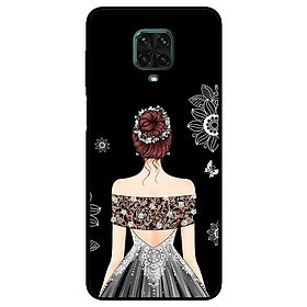Ốp lưng dành cho Xiaomi Redmi 9s - 9 Pro - 9 Promax mẫu Cô Gái Váy Xám