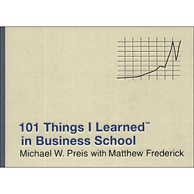 101 Things I Learned in Business School
