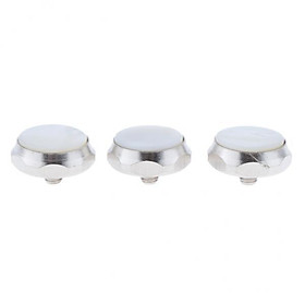 2-4pack Colored Trumpet Finger Buttons Musical Instrument Parts Accessory White
