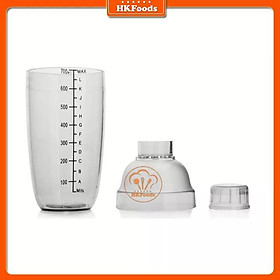 Mua Bình lắc pha chế nhựa Cocktail Shaker có vạch đen chia định lượng