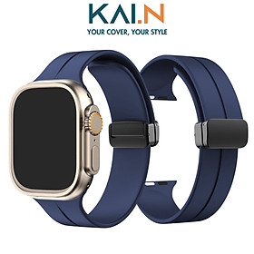 Dây Đeo Thay Thế Silicone Dành Cho Apple Watch Ultra / Apple Watch Series 1-8/SE/SE2022, Kai.N SPORT MAGNECTIC - Hàng Chính Hãng