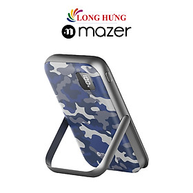 Sạc dự phòng kiêm sạc không dây Mazer Smallest MagAir 15W Charge.Stand 10000mAh PD20W M-MAGAIR16 - Hàng chính hãng