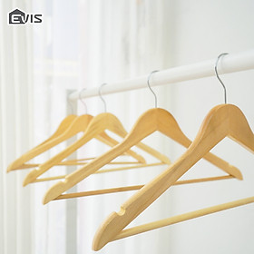 Mua Móc Treo Quần Áo Evis Home - Chất Liệu Gỗ Thông Cao Cấp - Móc Treo Kim Loại Cao Cấp Bền Bỉ Không Rỉ Sét