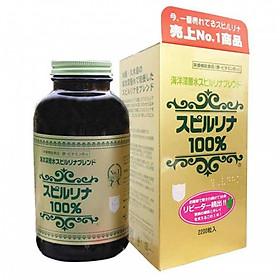 Thực phẩm chức năng Tảo xoắn Spirulina nội địa Nhật Bản 2200 viên