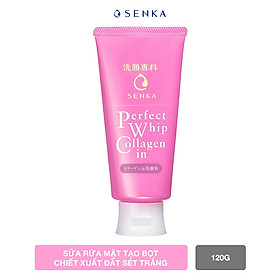 Sữa Rửa Mặt Ẩm Mịn Và Săn Chắc Da Senka Perfect Whip Collagen In 14839 (120g)