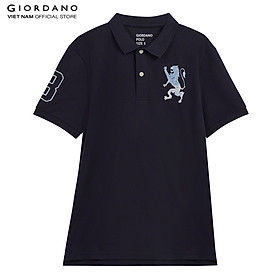 Hình ảnh Áo Thun Có Cổ Nam Sư Tử 3D Lion Polo Giordano 01012222