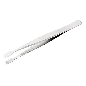 Straight Round Spade Tip Stamp Tweezers Philately Stamps Collector Tools, Coins/Stamp/Jewelry Beads Picking Tool