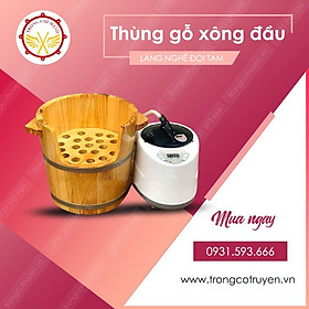 Mua Thùng xông hơi đầu gỗ thông cao cấp