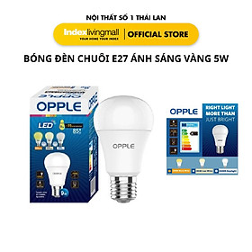 Bóng Đèn LED Ánh Sáng Vàng, Chuôi Đèn E27 & E14 Index Living Mall Nội Thất