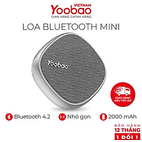 Loa Bluetooth mini Yoobao M1 - Dung lượng 2000mAh - Công suất 3W - Hàng nhập khẩu