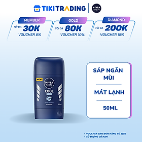 Sáp Ngăn Mùi NIVEA MEN Cool Kick Mát Lạnh (50 ml) - 83139