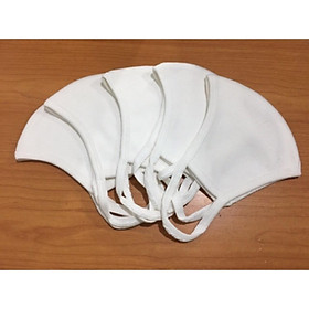 COM BO 5 KHẨU TRANG VẢI MÀU TRẮNG