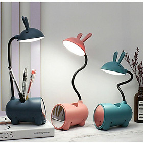 Mua Đèn Đọc Sách Để Bàn Đa Năng Có Ngăn Đựng Bút / Điện Thoại / Gương Soi Tiện Dụng