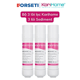 Mua Combo 3 lõi lọc nước Sediment Korihome - Hàng chính hãng Dùng được cho tất cả các dòng máy lọc nước RO hệ lõi cắm nhanh